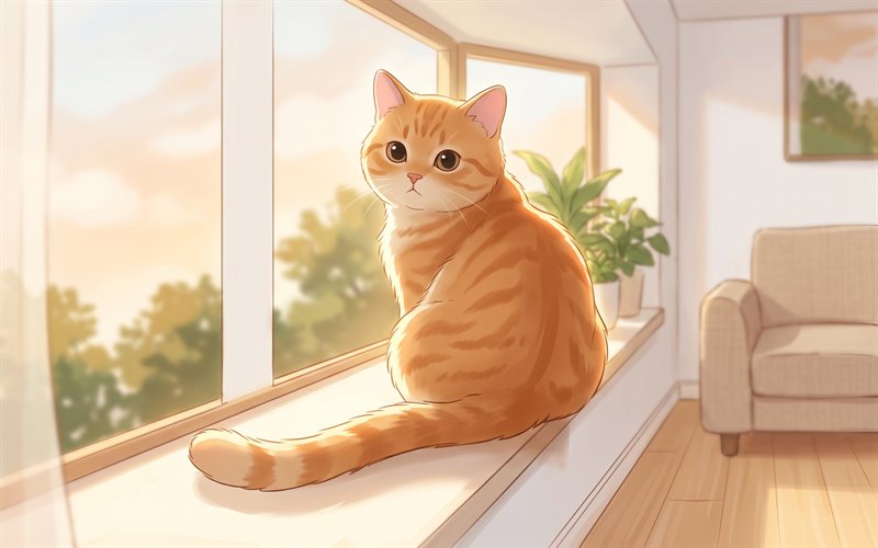 一只橘猫
